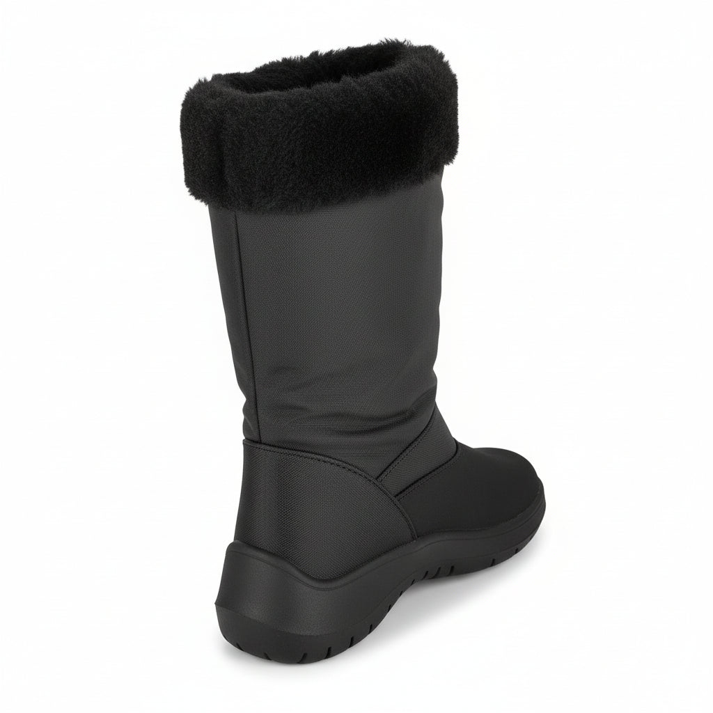 Stivali NIS Air-On Feet, 314735/2, Nero, Piumino e Pelliccia, zip, fondo antiscivolo, Inverno - 36 EU