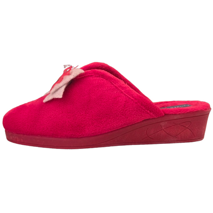 Cinzia Soft IEA83022 Ciabatte Pantofole Donna, Rosso con Fiocco