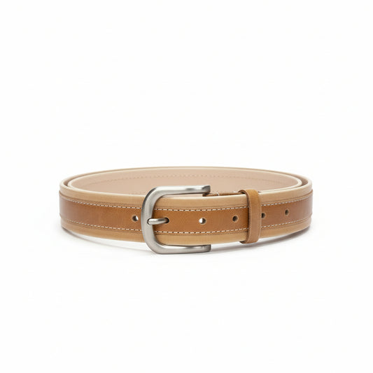 Cintura Nero Giardini, 15338, Uomo, Vera Pelle, Beige