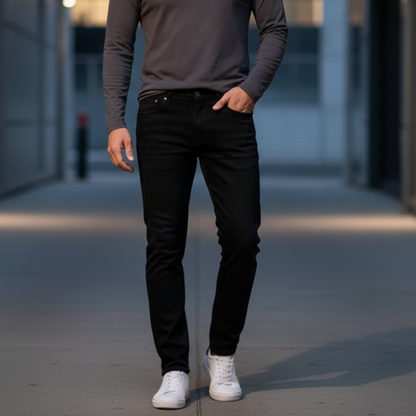 Pantaloni Uomo,Nero Giardini, Nero, 48 EU