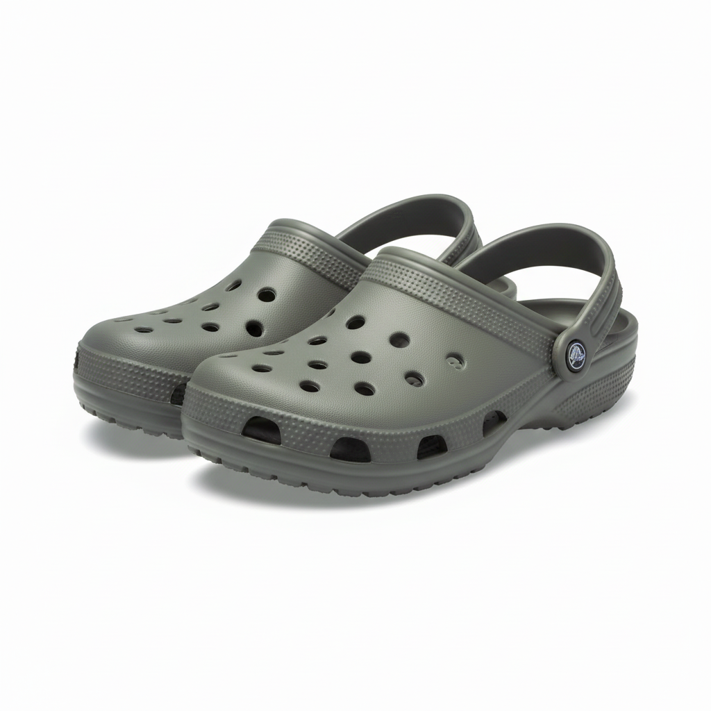 Ciabatte forate, De@de, Zoccoli stile Crocs, in gomma, Verdegris, 43 IT
