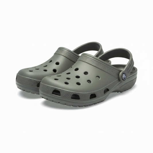 Ciabatte forate, De@de, Zoccoli stile Crocs, in gomma, Verdegris, 43 IT