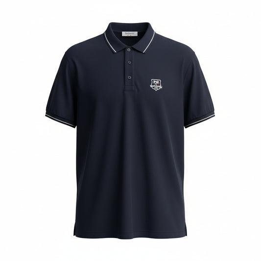 T-Shirt Polo Uomo Nero Giardini, Blu, Taglia 48 IT, P671260U