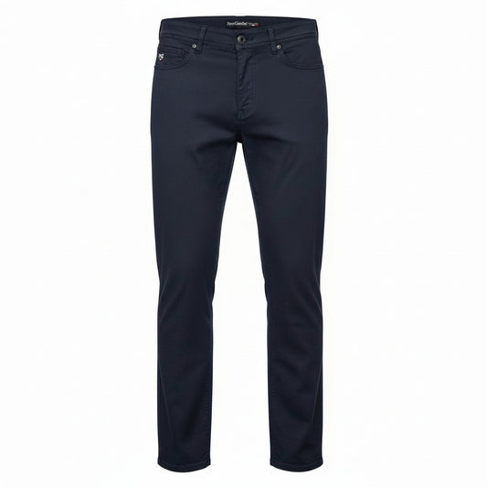 Pantaloni Blu Uomo Nero Giardini, Slim, P474502U, 46 IT