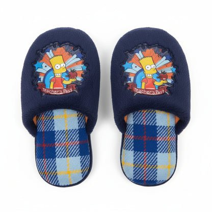 Pantofole The Simpson, Bart, De Fonseca, Blu, Velour, Bambino 31/32 EU