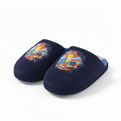 Pantofole The Simpson, Bart, De Fonseca, Blu, Velour, Bambino 31/32 EU