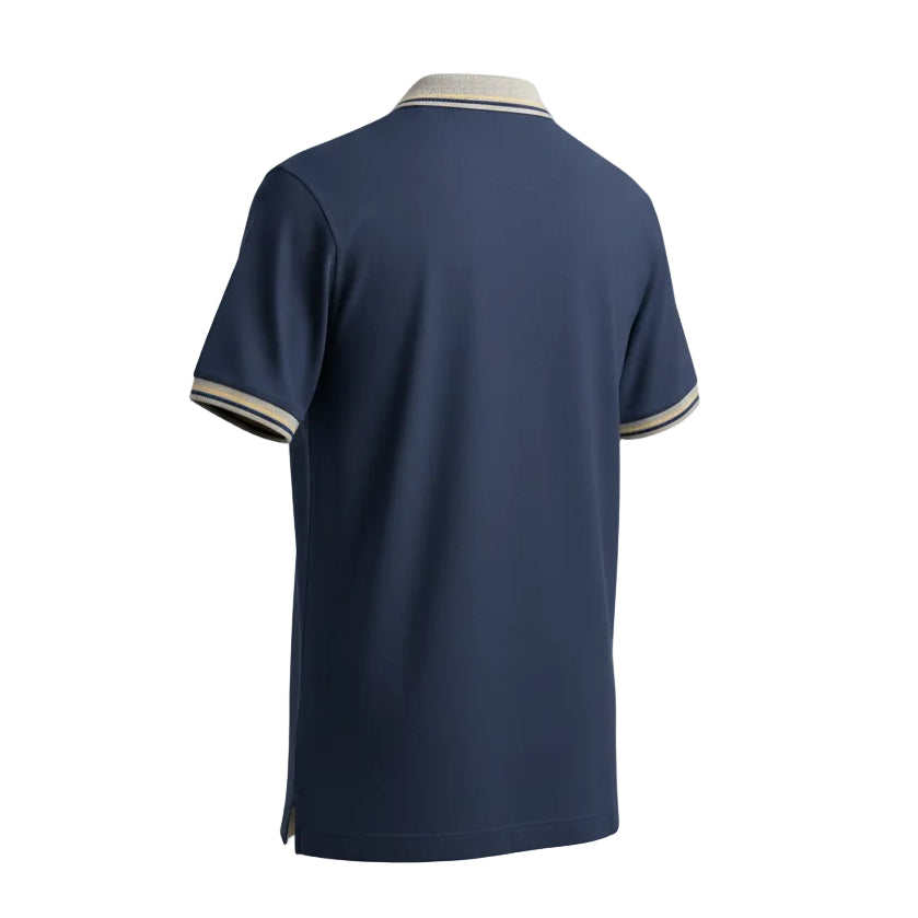 T-Shirt Polo Uomo Nero Giardini, Blu, Cotone, Taglia 50 IT, P571906U