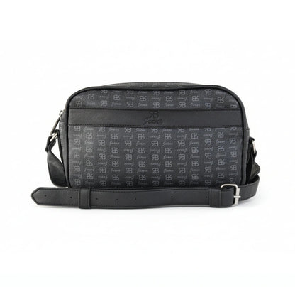 Borsa Monogram Renato Balestra con tracolla regolabile Nero