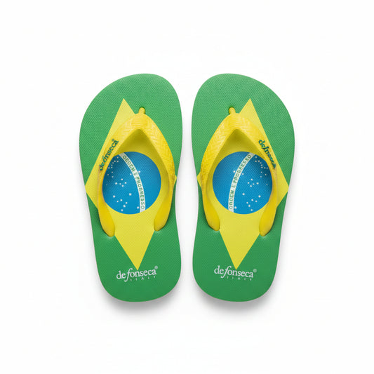 Infradito Mare Bambini De Fonseca Bandiera Brasile – Taglia 27/28