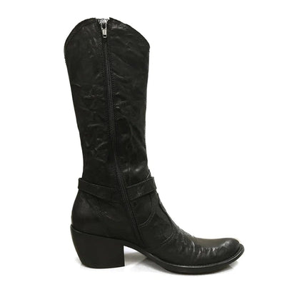 Stivali Texani Donna NeroGiardini 201 Vera pelle Nero 38