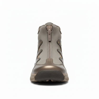 Stivaletti Bambina La Giostra, 324, Vera Pelle, Beige e Bronzo - 28 EU