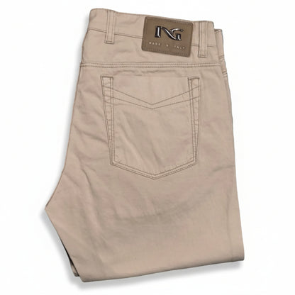 Pantaloni Beige Uomo Nero Giardini, Regolar, P474500U