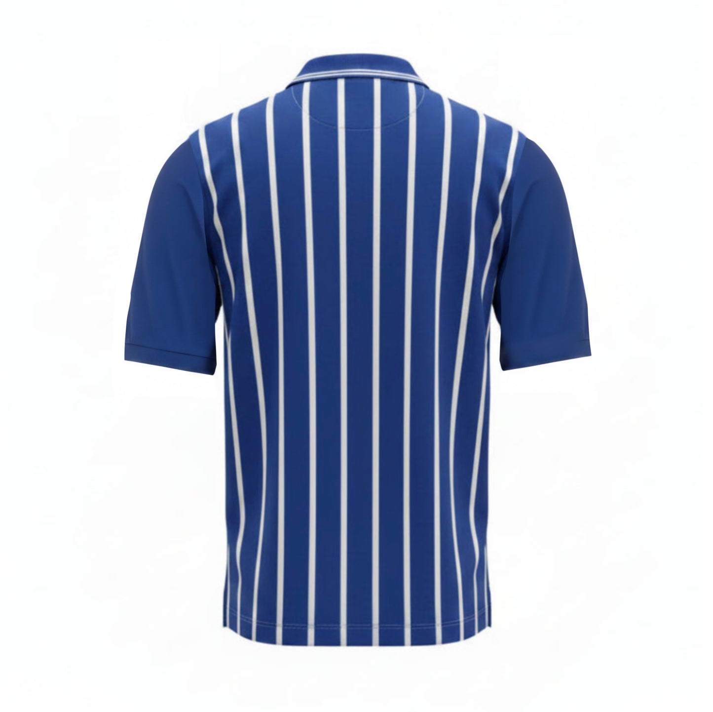 Polo Uomo Kappa Blu a Righe Bianche Sportiva
