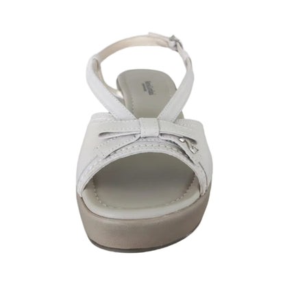 Sandali Donna Nero Giardini, 38 IT, Zeppa, Vera Pelle Beige Sabbia, P308820D