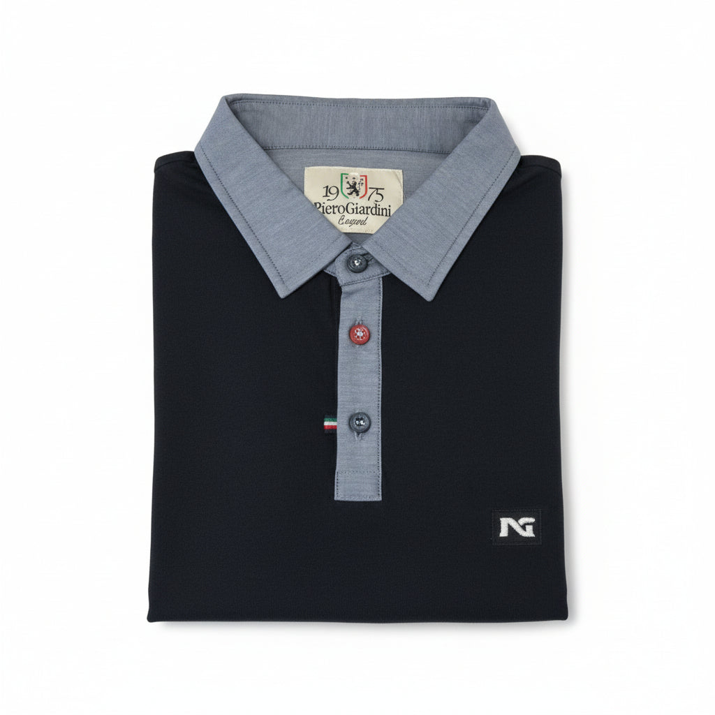 T-shirt Polo Uomo Nero Giardini, Blu, P571904U
