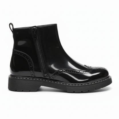 Stivaletti Nero Giardini A531134F, Nero, Naplak in Vernice, 38 EU