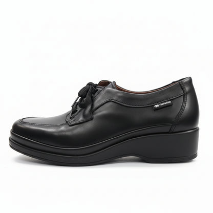 Scarpe classiche, Donna, Florance, con lacci Vera Pelle, Nero - 36 EU