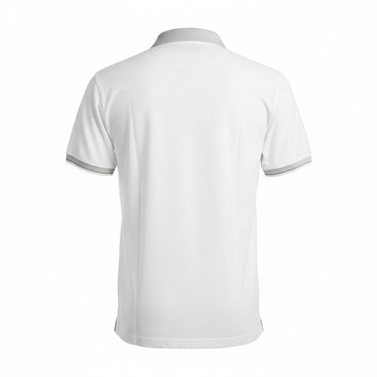 T-Shirt Polo Uomo Nero Giardini, Bianco e Grigio, Taglia 48 IT, P471500U, Cotone