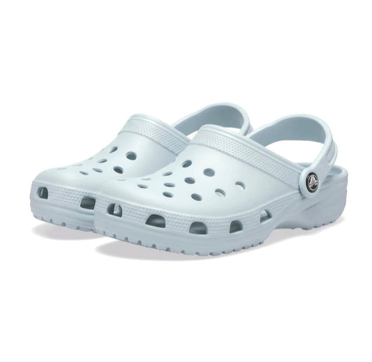 Ciabatte forate, De@de, stile Crocs, in gomma, celeste light, 37 IT