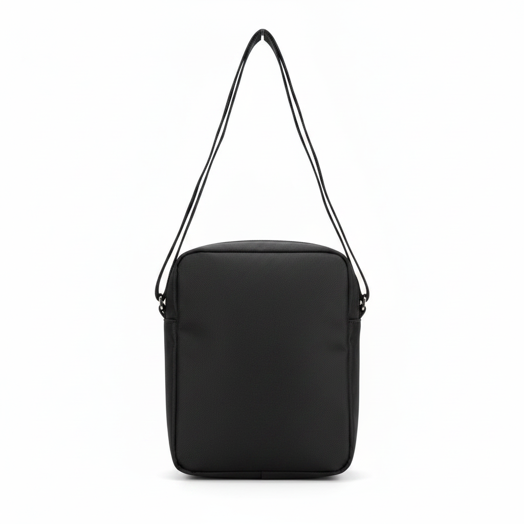 Borsello Uomo Australian con Tracolla Regolabile Nero e Grigio 22x17x4 cm