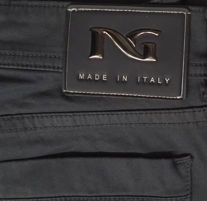 Pantaloni Blu Uomo Nero Giardini, Slim, P474502U, 46 IT