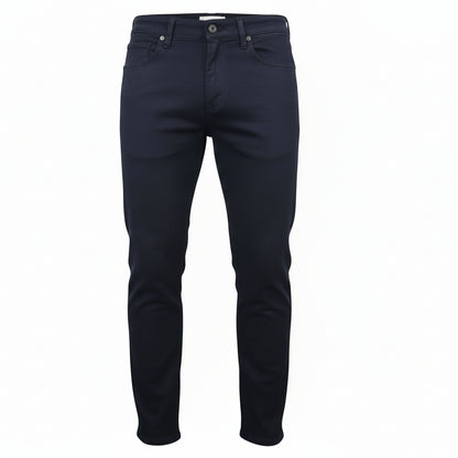 Pantaloni Uomo Nero Giardini A674400U in twill, Blu, Regolar, 52 EU