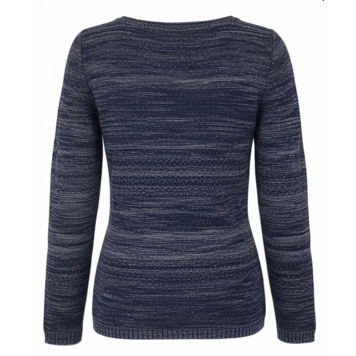 Maglia NeroGiardini, Blu Navy e Grigio Melange con punti luce argento