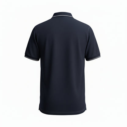 T-Shirt Polo Uomo Nero Giardini, Blu, Taglia 48 IT, P671260U