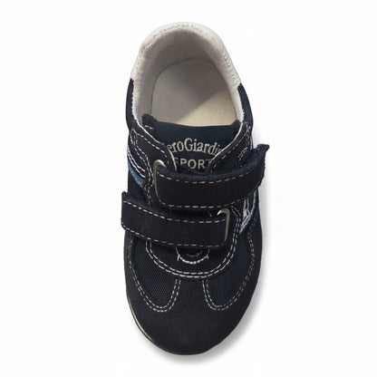 Scarpe da Bambino Nero Giardini, Blu Indios, Vera Pelle, P523460M