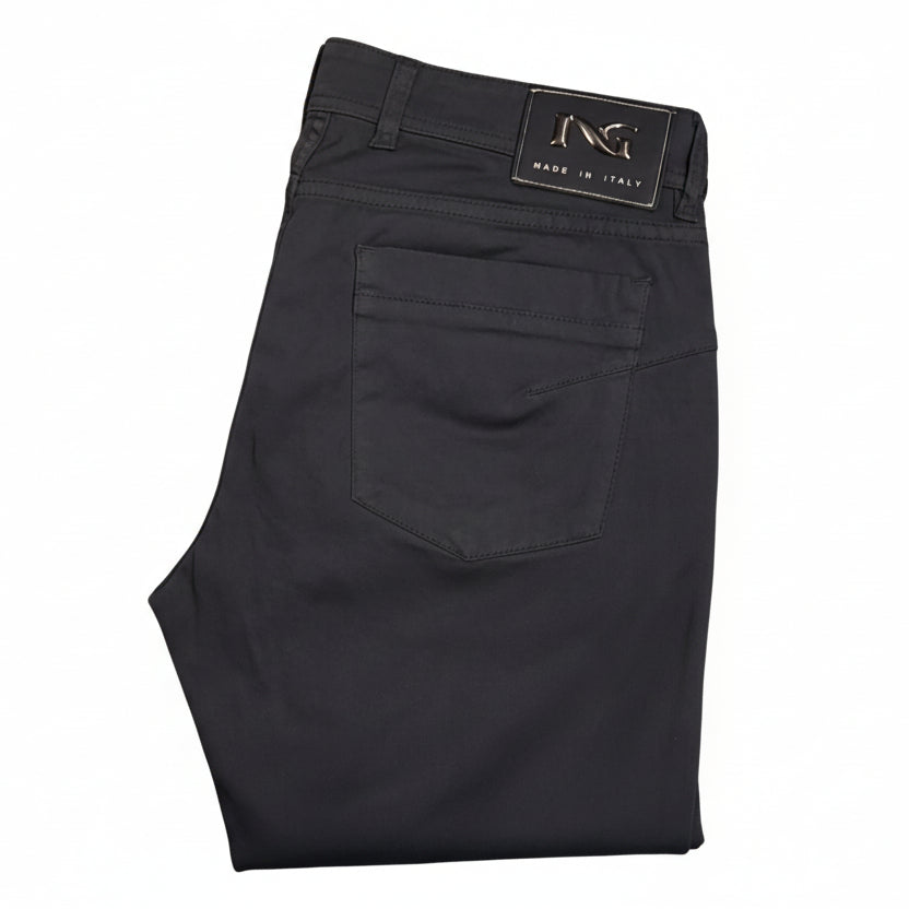 Pantaloni Blu Uomo Nero Giardini, Slim, P474502U, 46 IT