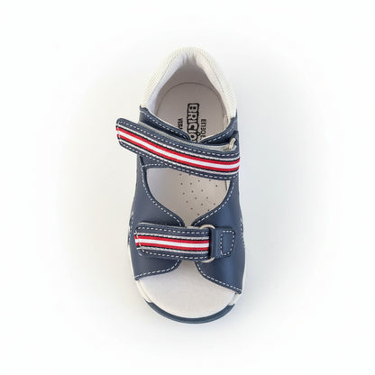 Sandali Bambini Briciole Vera Pelle Vitello Blu | Taglia 24