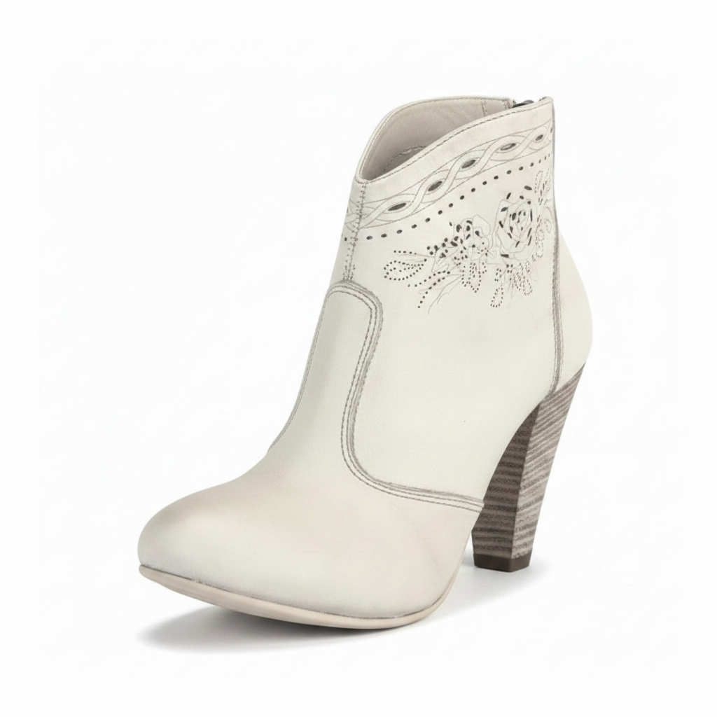 Tronchetti Donna Nero Giardini P308651 Vera Pelle Beige Light con zip, 37