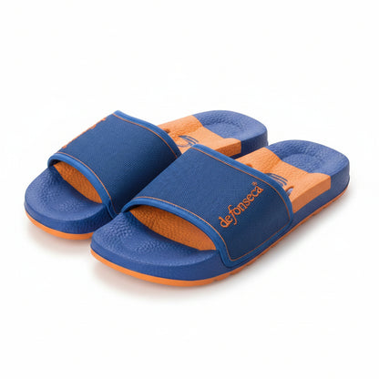 Ciabatte Mare Bambini De Fonseca – Blu e Arancio Estive