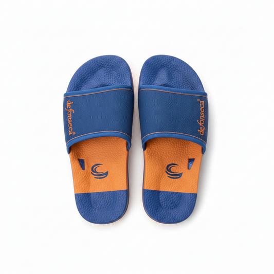 Ciabatte Mare Bambini De Fonseca – Blu e Arancio Estive