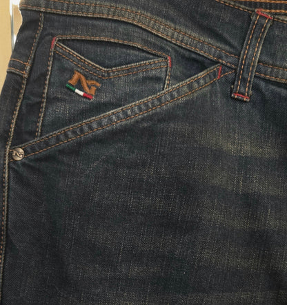 Jeans Uomo Nero Giardini, A374715U, Denim, Slim, 48 EU