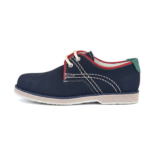 Scarpe Bambini Stile inglese, CiaoBimbi, Vera Pelle, Blu, 28 IT