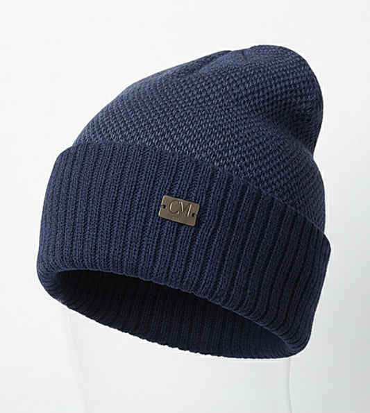 Set Cuffia Blu + Sciarpa Blu Uomo COLOMBO MILANO