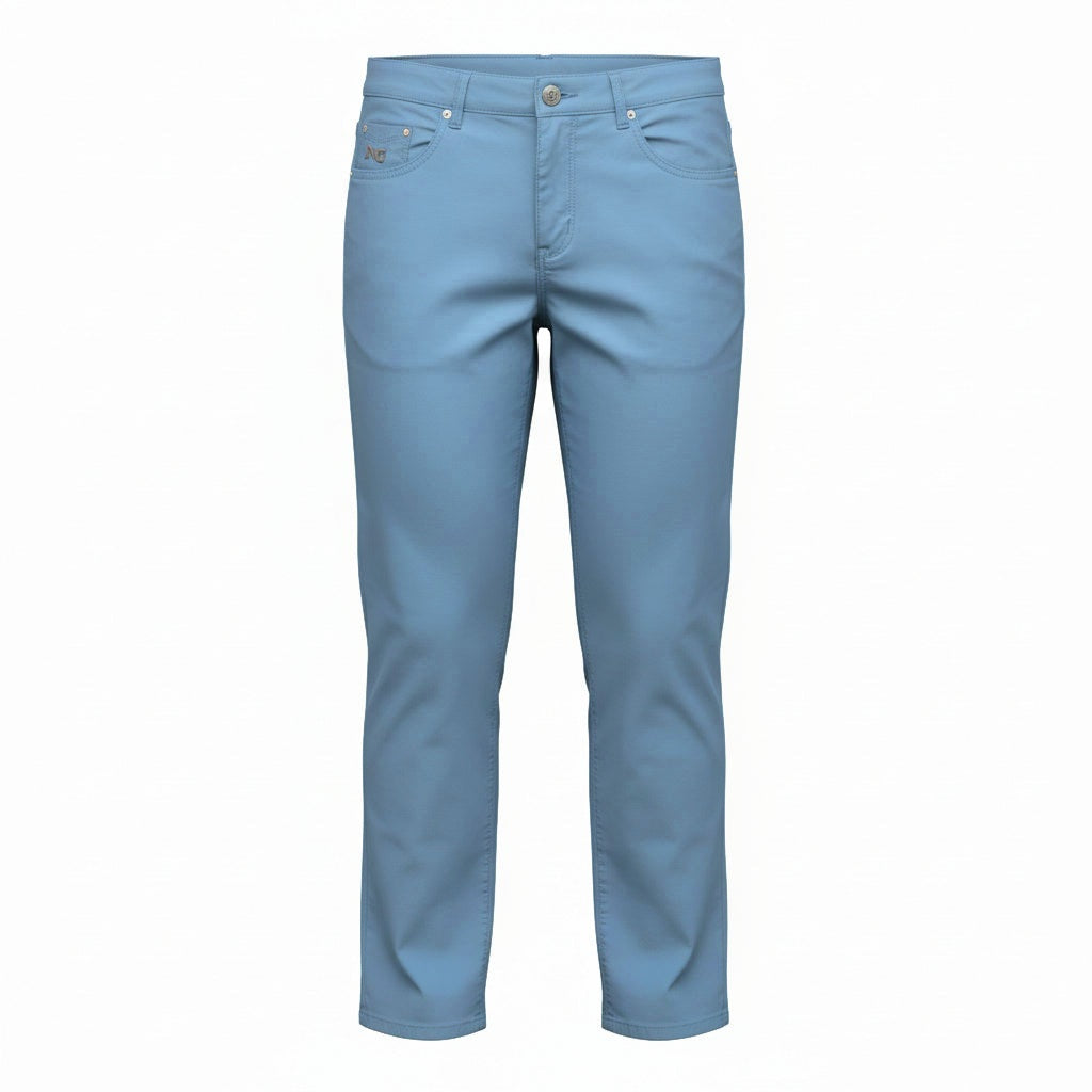 Pantaloni Estivi Donna Nero Giardini, Azzurro, P464500D
