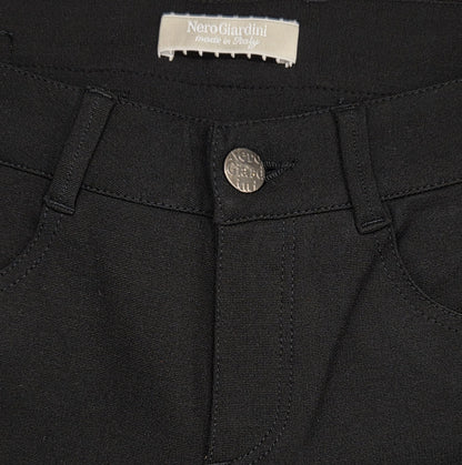 Pantaloni donna Nero Giardini, Nero, A364705D, Taglia 42 EU, Bottone monogram