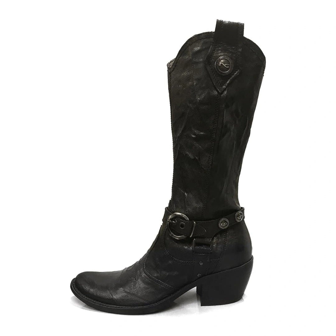 Stivali Texani Donna NeroGiardini 201 Vera pelle Nero 38