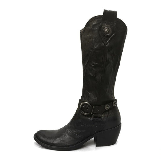 Stivali Texani Donna NeroGiardini 201 Vera pelle Nero 38