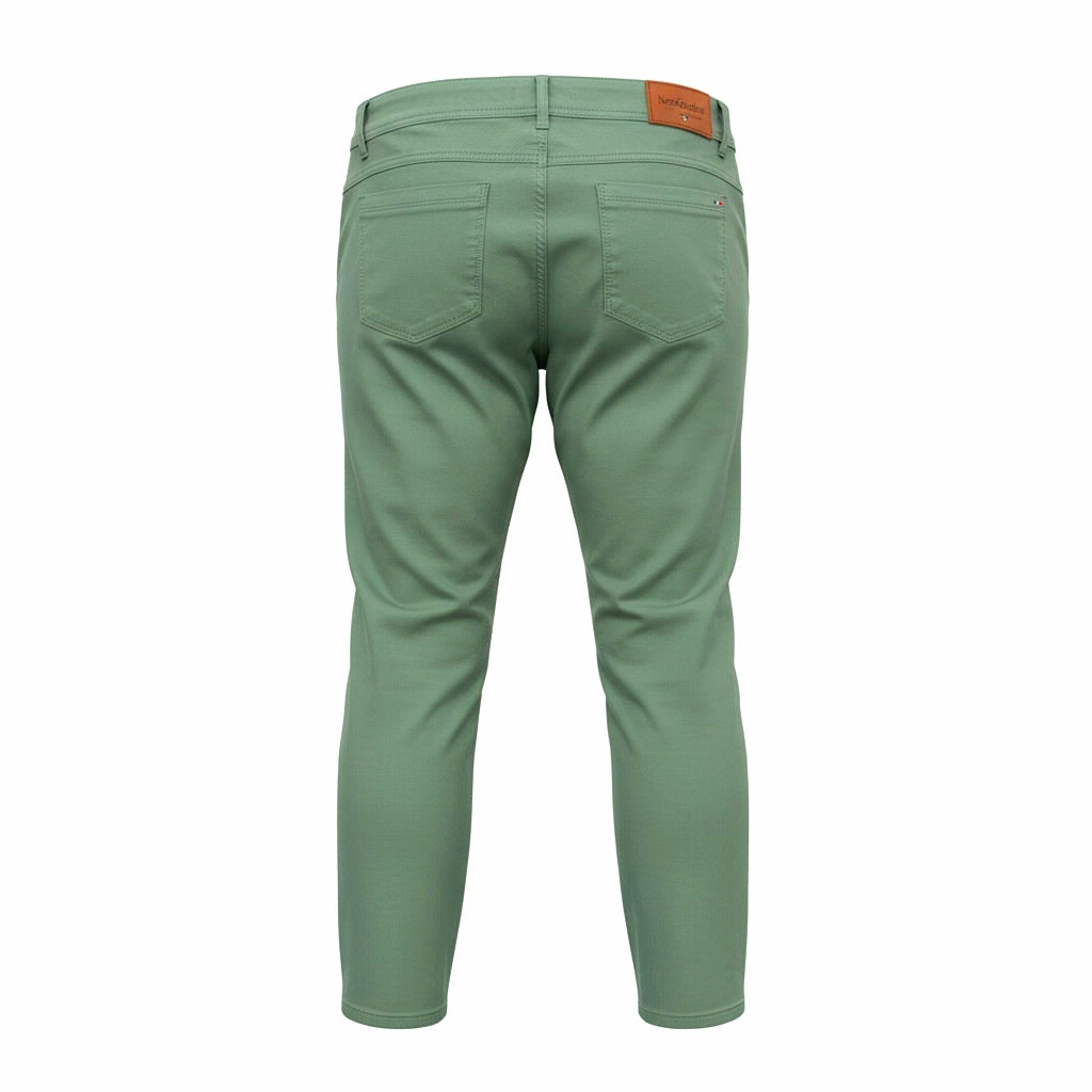 Pantaloni Estivi Donna Nero Giardini, Verde, Strass