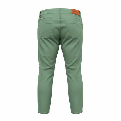 Pantaloni Estivi Donna Nero Giardini, Verde, Strass