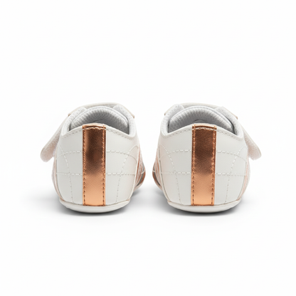 Snsakers Chicco Bimbo Bianco e Arancio Strappo