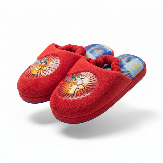 Pantofole The Simpson, Bart, De Fonseca, Rosso, con elastici, Bambini 29/30