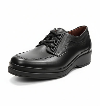 Scarpe classiche, Donna, Florance, con lacci Vera Pelle, Nero - 36 EU