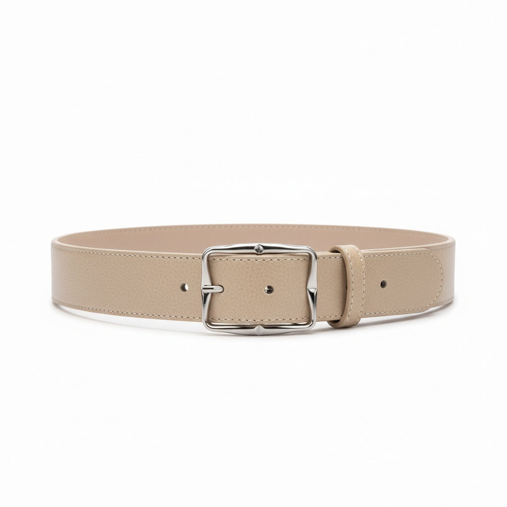 Cintura Nero Giardini, Donna, P350741D, Beige Columbia Sabbia, Vera Pelle
