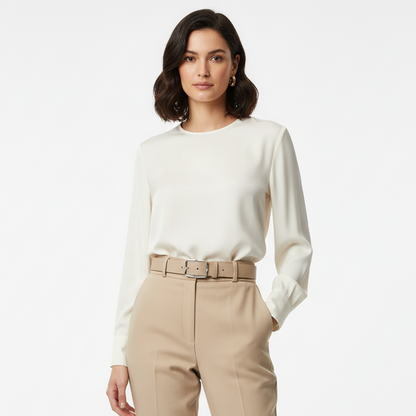 Cintura Nero Giardini, Donna, P350741D, Beige Columbia Sabbia, Vera Pelle