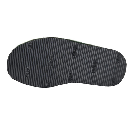 Pantofole per bambini, Superga, Verde, con coniglio ricamato, 29/30 IT