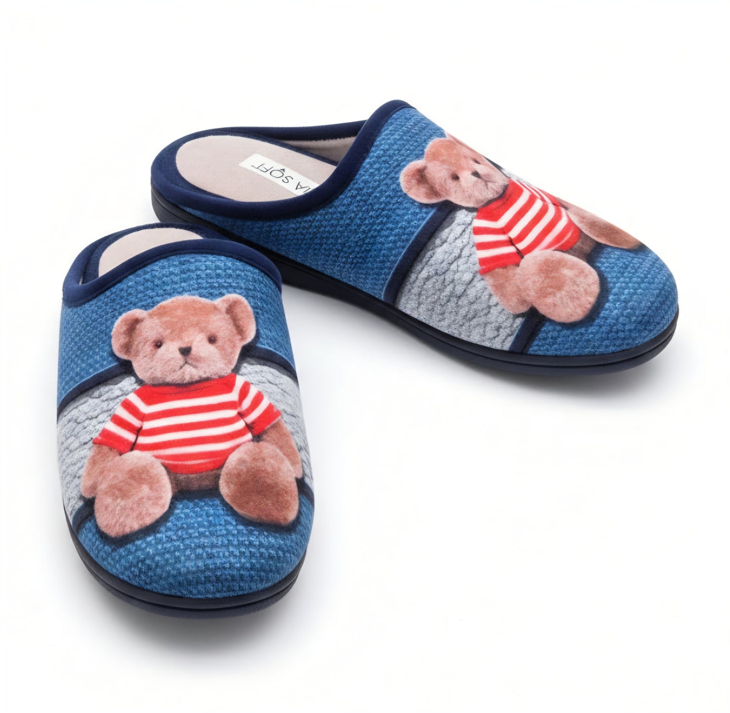 Pantofole Donna con Orsetto Cinzia Soft Comfort, Morbide, IEH600S12